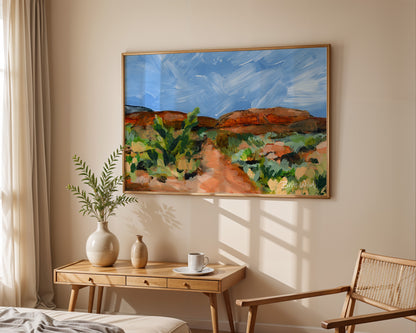 "Desert Path" Art Print