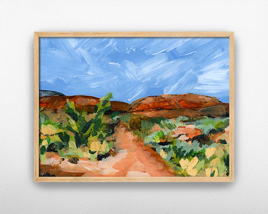 "Desert Path" Art Print