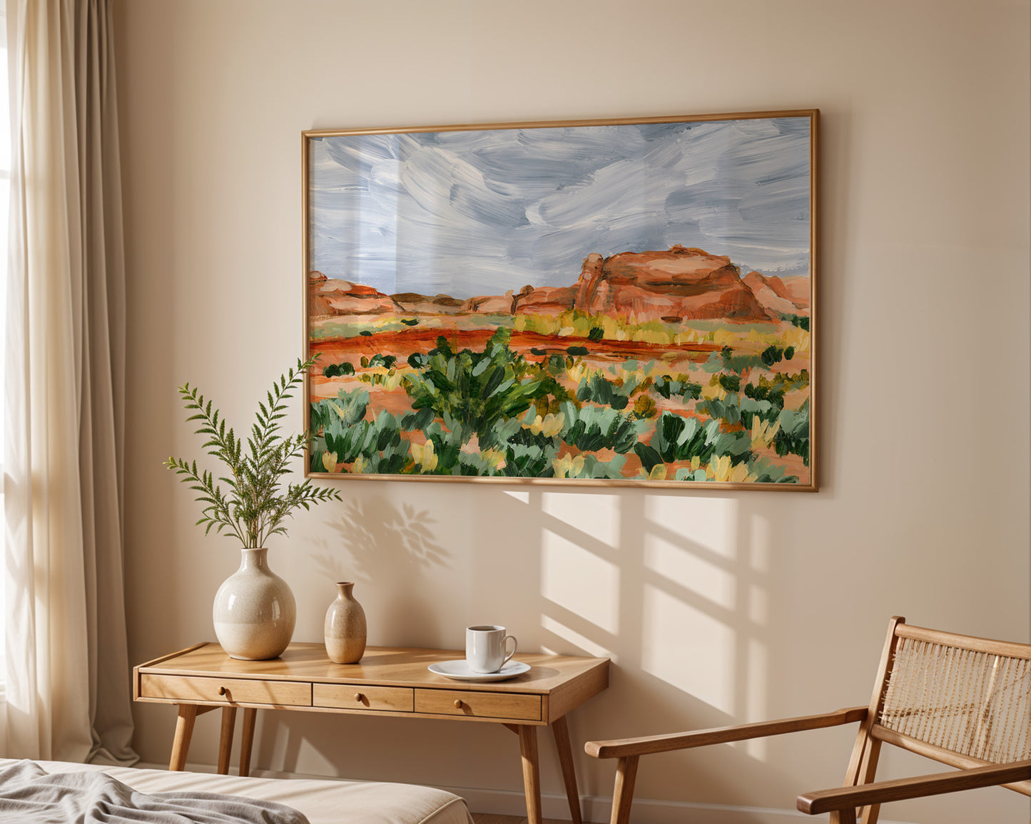 "Desert Rain" Art Print