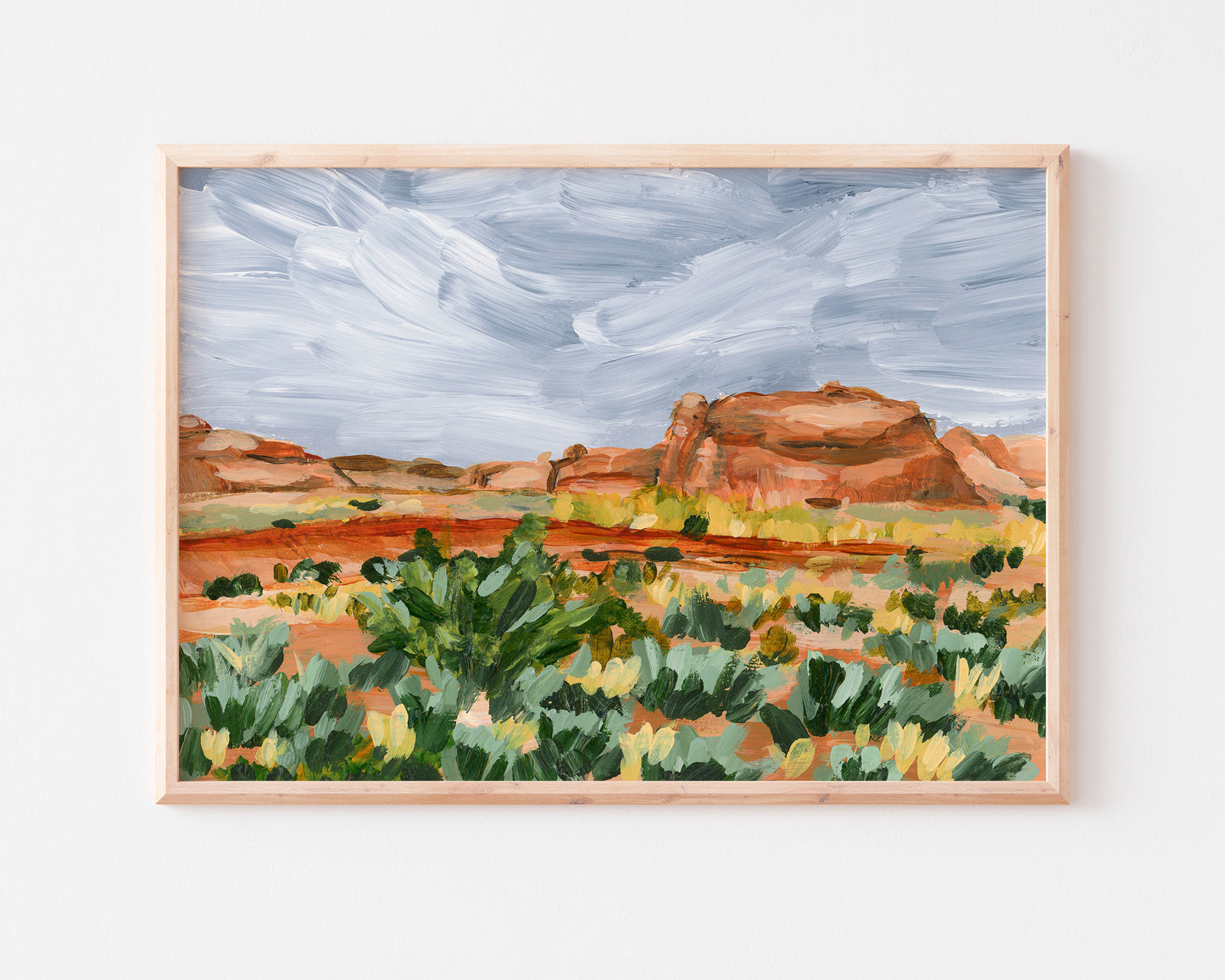 "Desert Rain" Art Print