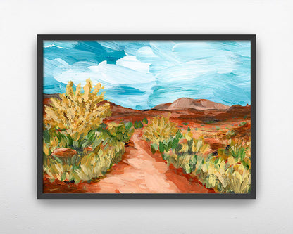 "Painted Earth" Art Print