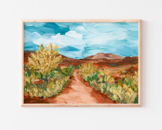 "Painted Earth" Art Print