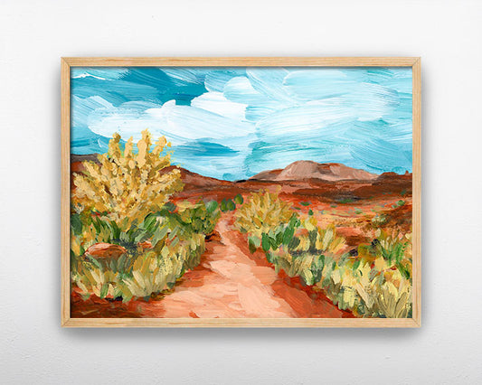 "Painted Earth" Art Print
