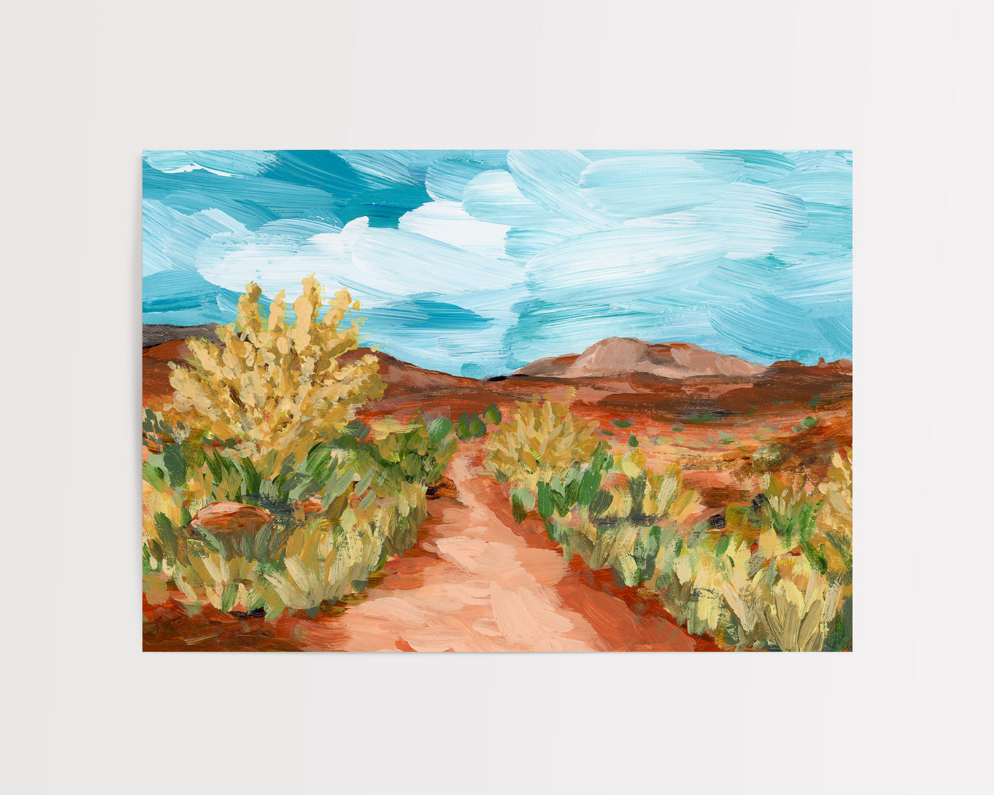 "Painted Earth" Art Print