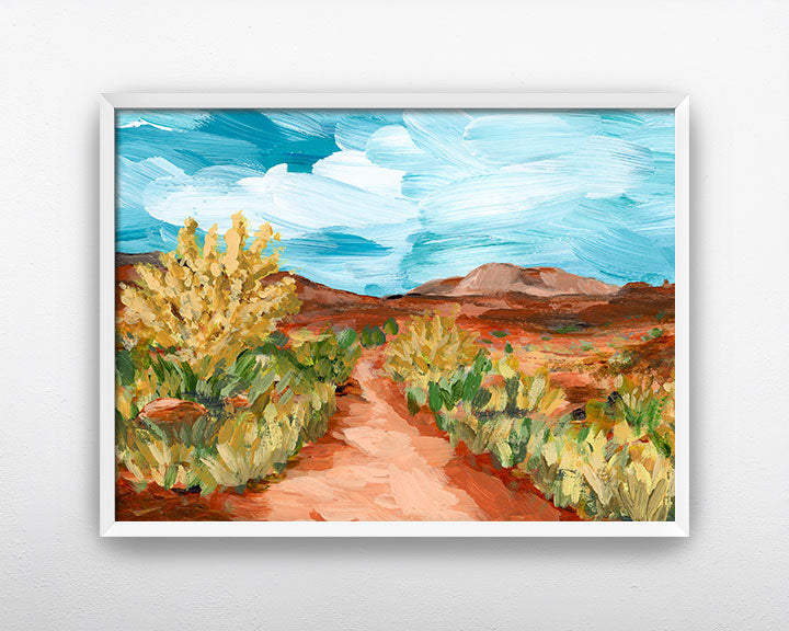 "Painted Earth" Art Print